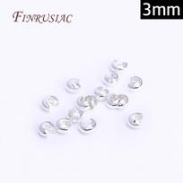 50-100Pcs/Lot Crimps Covers,18K Gold Plated Crimp Bead Covers,DIY Accessories,Jewelry Making,Round Covers Crimp End Beads 50Pcs