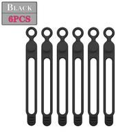 6-120PCS Reusable Cable Ties Flexible Cord Organizer Straps for Home Office Travel and Electronic Device Wire Management 1 Bag
