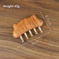 Portable Brass Gua Sha Massager Body Meridian Massage Tool for Muscle Pain Relief Lymphatic Drainage Deep Tissue Therapy