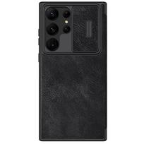 Samsung Galaxy S23 Ultra dėklas Nillkin CamShield Flip odinis dėklas Plonas slankiojantis kameros dėklas Samsung S22 Plus 5G objektyvo dangtelis for S23