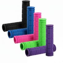 5 Pairs Rubber Cycling Handlebar Grips Non-Slip Shock Absorption Bike Handlebar Grips Soft Easy Installation