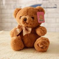 23-38cm Cute Little Teddy Bear Plush Toy Adorable Stuffed Animal With Soft White Ribbon Teddy Bear Perfect Gift For Girl Or Kids 23cm ruda