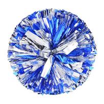 1Pc Plastic Double Hole Handle Cheerleader Poms Metallic Streamer Club Sport Supplies Dance Party Club Decorator Tools