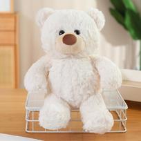Hot High Quality Lovely Curly Teddy Bear Doll Brown Plush Soothing Toy Stuffed Toys Room Decoration Birthday Gift For Kids Girls 25-28cm
