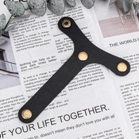 1-2pc T-Shaped Luggage Strap Hat Clip On Bag Hat Holder Portable PU Anti-theft Luggage Fixed Strap Travel Organizer Belt Buckles