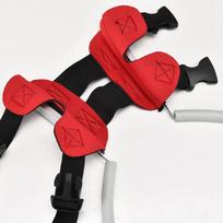 Practical-Blind Dog Harness Guiding Device,Blind Dog Halo,Pet Anti-Collision Ring For Build Confidence,Blind Dog Accessories raudona
