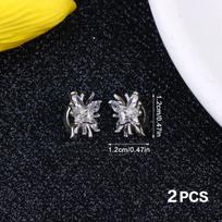 2PCS Personalized Freeclip Blings Ear-Clip Accessories Earphone Earbuds Jewelry Little Star Earphone Rhinestone Buckle