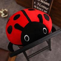 Kawaii Ladybird Cute Plush Toy Soft Ladybug Insect Hold Doll Pillow Cushion Novelty Children Birthday Christmas Gift Room Decor 30cm