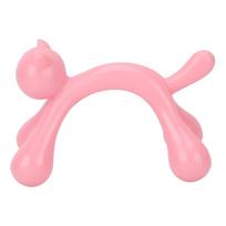 Massage Tool Safe Odorless ABS Material Kitten Shape Ergonomic Design Light Portable Pressure Point Massager For HomePink