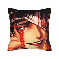 Record Of Ragnarok Buddha Pillowcase Polyester Cushion Cover Decor Manga Throw Pillow Case Cover Home Zipper 45*45Cm Peach skin 18*18(CM)-1Pcs