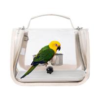Bird Backpack Carrier Bird Transport Backpack With Perch Parakeet Carrier Bag For Parrot Parakeet Cockatiel Conure Cockatoo