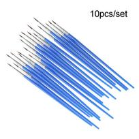 10pcs/set Crafts Painting Drawing hook line pen Oil Painting Brushes Watercolor Nylon hair