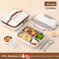 TAFUCO Stainless Steel 316L Food Grade Insulated Lunch Box for Students and Office Workers T5313