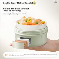 SUPOR (SUPOR) Ceramic Inner Lunch Box, Microwave-Safe Bento Box, Portable Meal Container for Office Workers And Students, Two-Piece Set