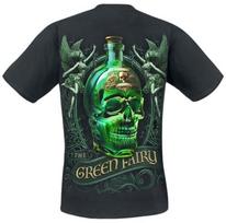 Spiral The Green Fairy (Unisex Black Short Sleeve Tshirts) Ex Ex Large S