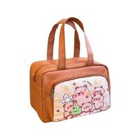 Multiple Compartment Lunch Planner With Hydrochoerus Theme Spacious Interior For Sandwiches Fruits Beverages 1