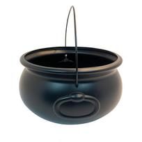 Black Halloween Cauldron Plastic Candy Bowl Party Supplies Treat Container  Party Decoration Halloween Cauldron