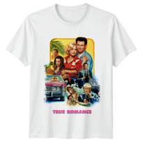 Tikra meilė (1993 m) Filmo plakato įkvėpti unisex marškinėliai Retro 90-ųjų marškinėliai Unisex XL
