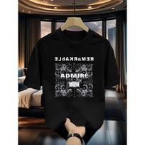 European sizes Remarkable Admire Graphic T-Shirt - Stylish Crew Neck Casual Cotton Tee, Soft and Comfortable for Casual Attire S juoda