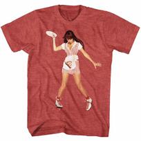 Warrant Cherry Pie Model On Roller Skates Men's T Shirt 80's Rock Music Merch 2XL