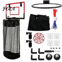 Thickened Laundry Basket Basket, with Basketball Hoop And Zipper Bottom Design, Breathable Mesh Storage Bag Bag, Space-Saving Hanging Organizer, B