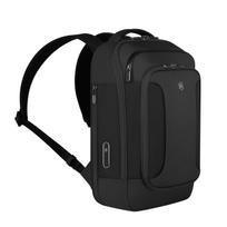 Werks Traveler Compact with Laptop Tablet Antibacterial for Business Black 653642 [Victorinox] 7.0 Backpack, Expandable, 14-inch & 11-inch Pockets,