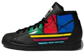 Adidas Originals Pro Model Mid top Skateboard Shoes Unisex Black Red FY1550 38