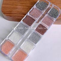 Retro Super Mini Caviar Micro Beads for Dopamine Color Nail Art Decoration