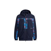 Adidas Originals Clover ADV WB Printed Spliced Sports Jacket Men Jackets Legend-Ink-Blue H46700 M black