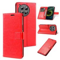 Retro atverčiamas odinis dėklas, skirtas Oneplus 12 11 10 Pro 9 RT 9R 8T 7 6 6T 5T 10R ACE 2 2V 3 3V CE3 11R 12R piniginės dangtelis Oneplus 5T raudona