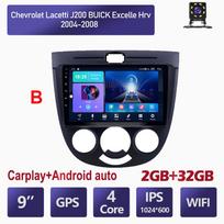 9 colių automobilinis grotuvas Carplay Chevrolet Lacetti J200 2004-2008 m. Android automobilinė multimedija Vaizdo grotuvas GPS navigacija WIFI 4+64GB 2+32,silver gray