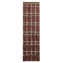 24 Pocket Over The Door Shoe Rack Holder Organizer Non Woven Bedroom Dormitory Door Back Shoe ruda