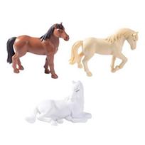 3 Horse for Miniatures Mini Animal Pcs DIY Fairy Garden Micro