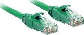 Tinklo Kabelis - LINDY Cat.6 U/UTP Tinklo Kabelis, RJ45, M/M, 250MHz, 0.3 m, Žalias