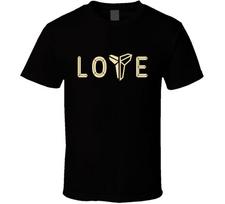 Kobe Love Black Mamba Last Game Fan Retire Basketball T Shirt L