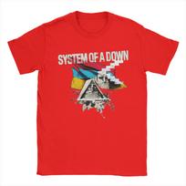 Retro Familliar System Of A Down Metal Grupės Marškinėliai Vyriški Apvalia Kaklo Trumpomis Rankovėmis Drabužiai S.O.A.D Medvilninis Vasaros Viršus T-shirt S