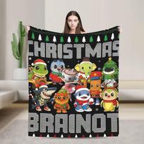 Spaghetti Tualetti – Italian Brainrot Toilet Pasta Blanket Quality Super Warm Winter Decorative Couch Bed Funny Bedspread 30x40in