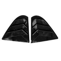 Car Rear Side Window Louver Spoiler Panel Quarter Window Compatible For Lancer ABS Decorative Accessory Replacement 2pcs 1