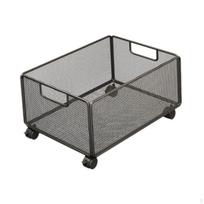 Rolling File Cart Folder Organizer with Wheels Movable Storage Rack for Kitchen M