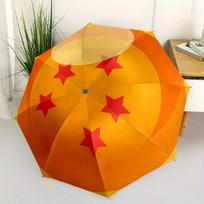Dragon Ball Z Stars  Umbrella, Portable 3 Fold Compact Umbrella for Men & Women,S150