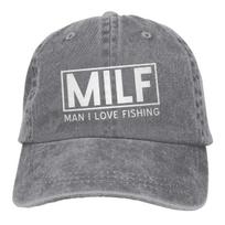 2026 MILF MEME ART Multicolor Hat Peaked Men Women's Cowboy Cap Man I Love Fishing Baseball Caps Personalized Visor Protect Hats Adjustable&>8Y