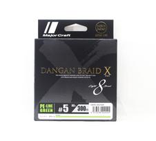 Major Craft Dangan Braid X Line X8 300m P.E 5 Green DBX8-300/5GR (2545) žalia