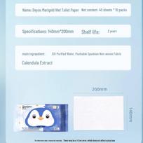 Large Pack of Soft, Skin-Friendly Wet Wipes for Refreshing and Hygienic Menstrual Cleaning