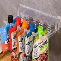 Kitchen Rack Seamless Punch-free Hook Hook Rack Hanging Storage Rack One Size