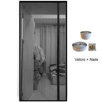 Self Stick Side Open Magnetic Door Screen Insect-proof Magnetic Automatic Closing Window Screen Mesh Ventilated Mosquito Net 80-210CM
