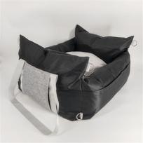 Portable Waterproof Non-Slip Car Booster Dog Seat & Travel Bed for Small Dogs 60x50x33 cm juoda
