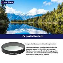 UV CPL objektyvo filtras DJI OSMO Nano kamerai, CPL UV poliarizuojantis filtras DJI Osmo Action kamerai, priedai