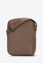 Wittchen Men's Vertical Messenger Bag In Brown Eco-Leather