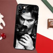 Damon Salvatore Vampire Diaries Case For iPhone 15 Pro Max 14 13 12 11 16 17 Pro Max mini 15 16 Plus 16e 17 Air Back Cover iPhone 16 Plus
