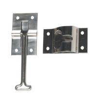 Stainless Steel RVs Door Holder Latches Catch for Trailer,Camper,Cargo,Truck 4  6'' Door Catch Latches T-Style Holder 4 inches